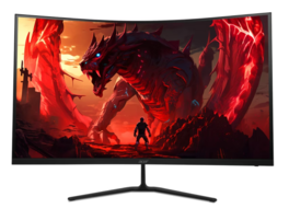 Acer - Refurbished Excellent - Nitro ED323QU X2bmiipx 31.5" Curved 1000R WQHD 2560x1440 Zero Frame Gaming Monitor - Black