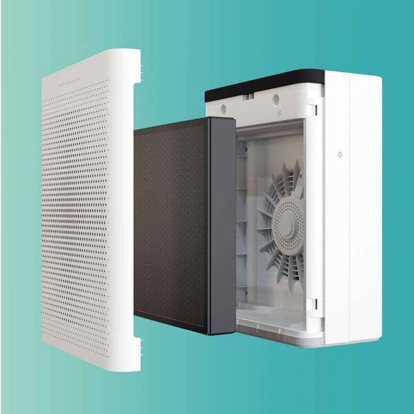 Left. Verapure - VP-120-WI Wifi Air Purifier - White.