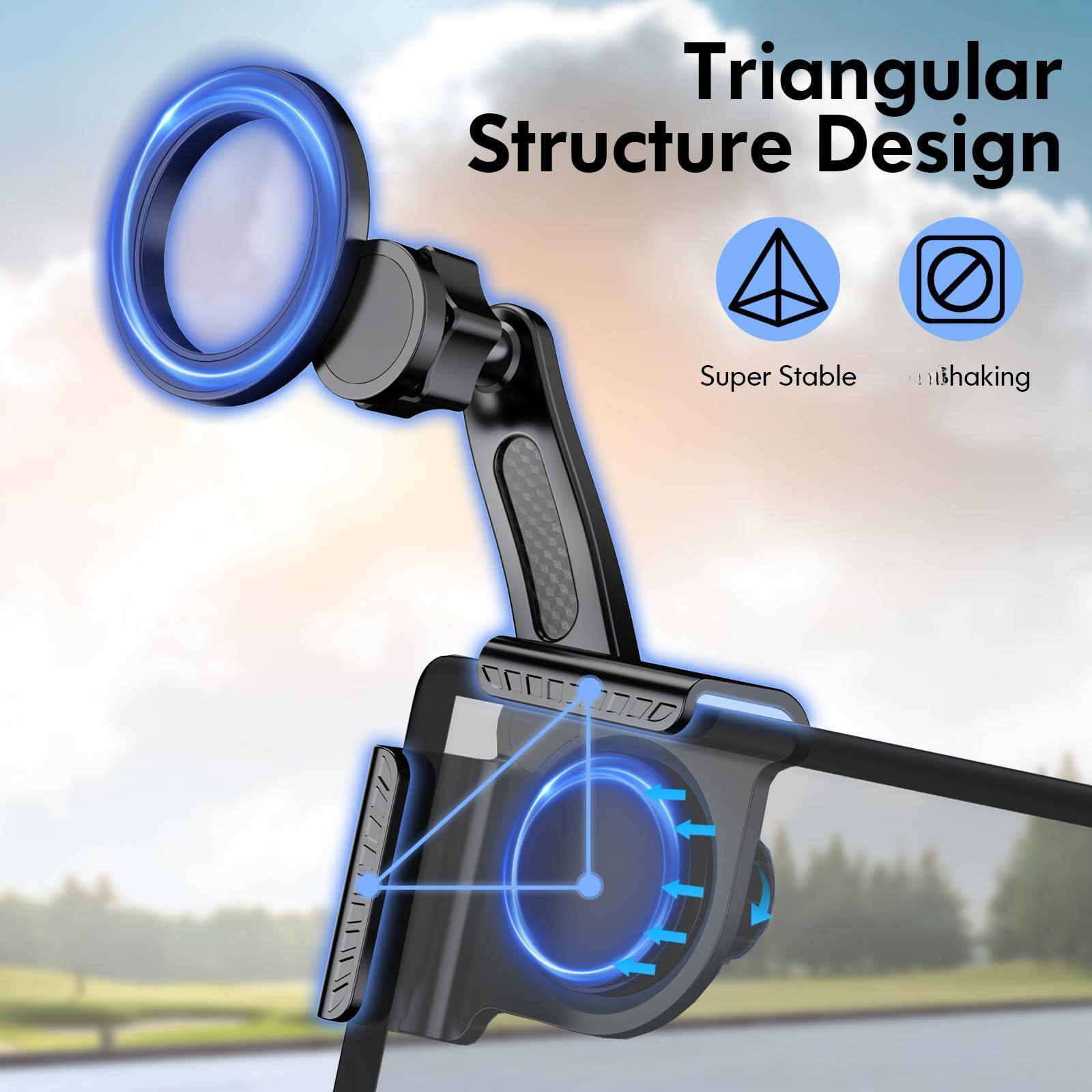 Triangular Structure Design  
Super Stable  
No Shaking