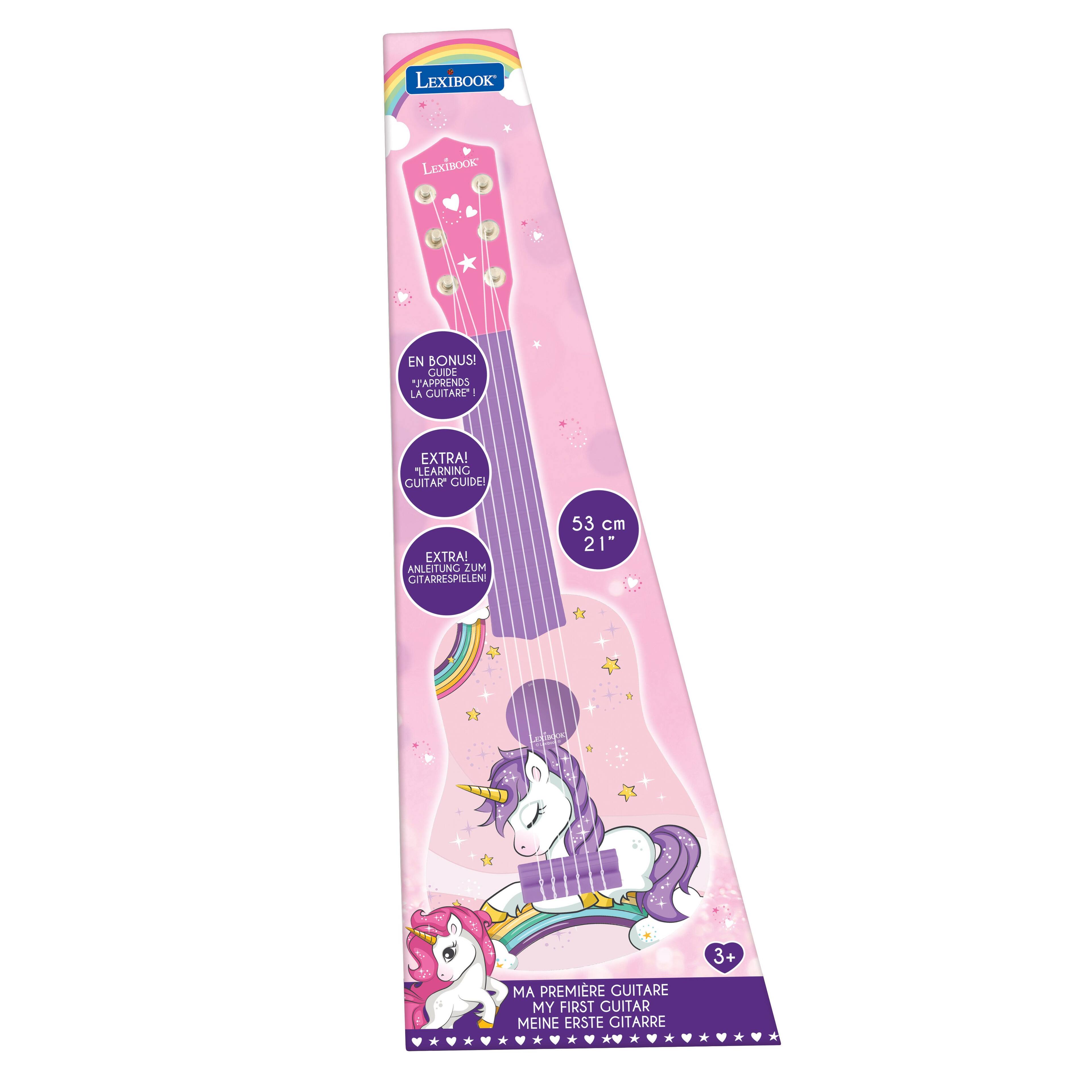 LEXIBOOK LEXIBOOK EN BONUS! CUIDE JAPPRENDS LA GUITARE* - EXTRAI 1 FARNING GUITAR GUIDE EXTRA! AN NLEITUNG ZUM GITARRESPIELEN 53 cm - 21 3+ MA PREMIRE GUITARE MY FIRST GUITAR MEINE ERSTE GITARRE