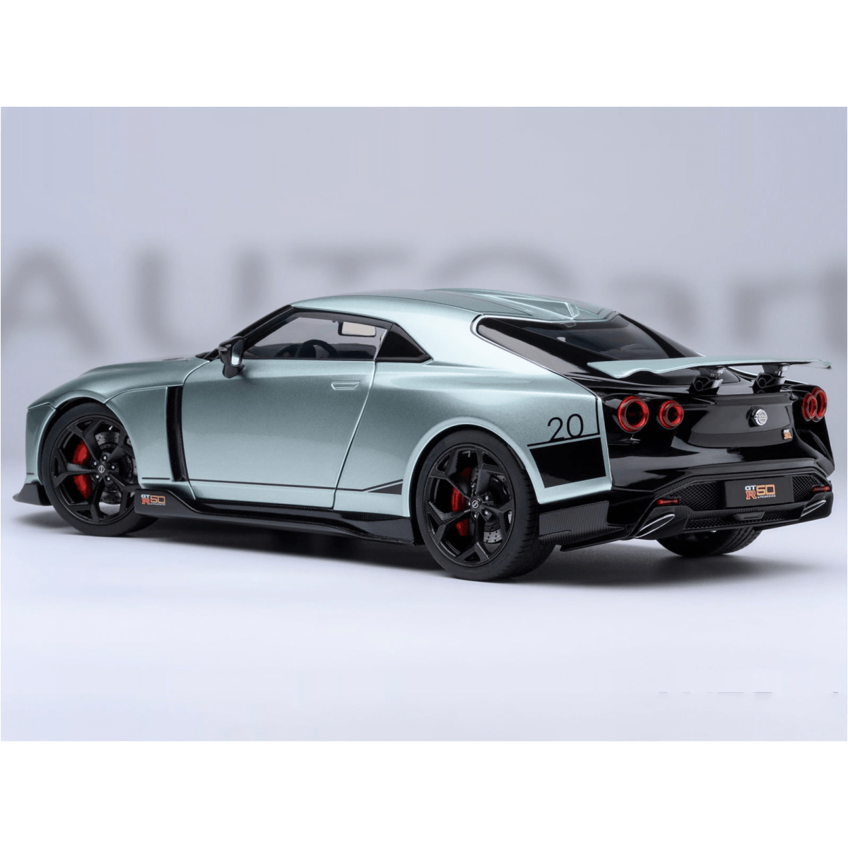 Alt View 9. Autoart - Nissan GT-R50 By ItalDesign Green Metallic and Black 1/18 Model Car by Autoart.
