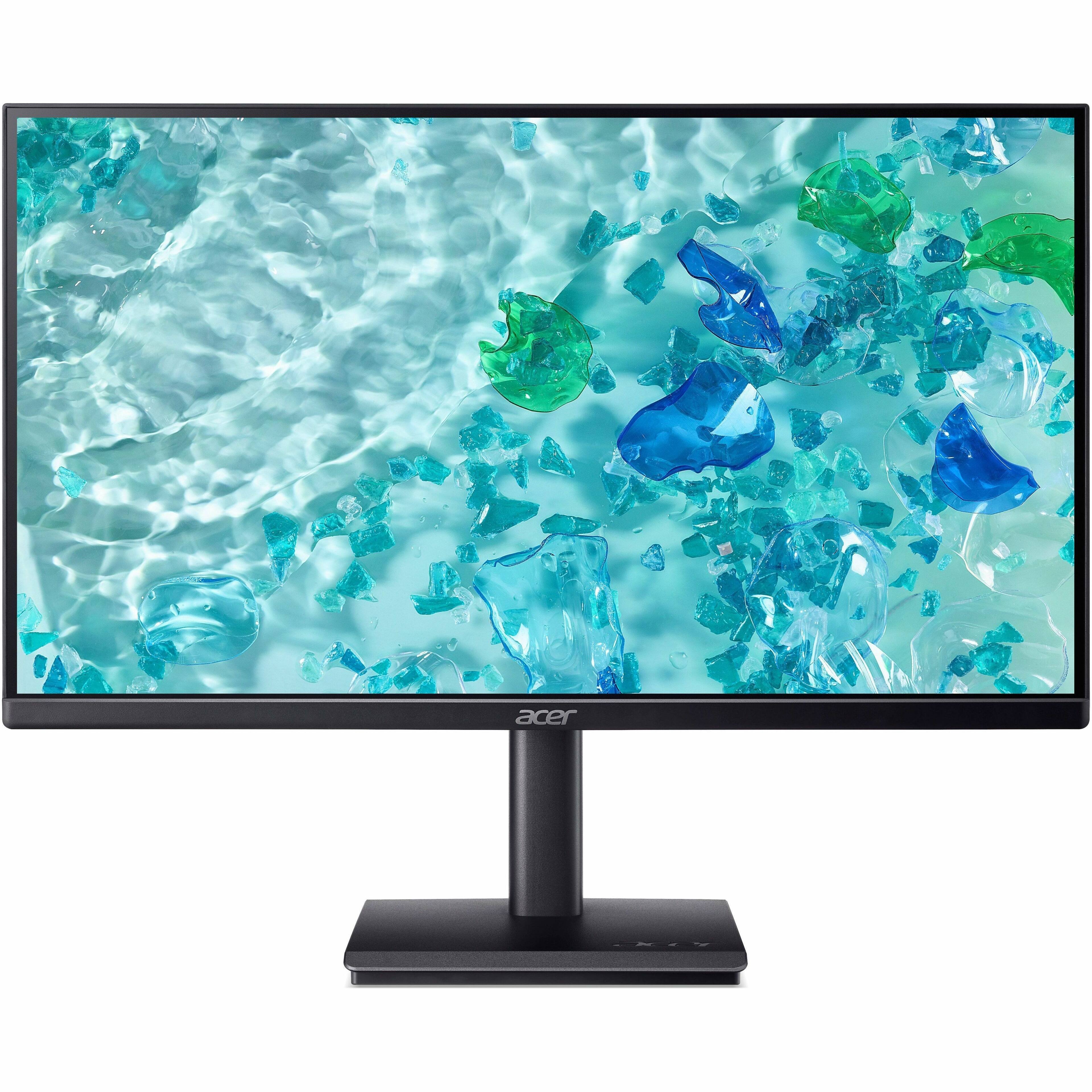 Alt View 1. Acer - Acer Vero V227Q E1 22" Class Full HD LCD Monitor - 16:9 - Black - 21.5" Viewable - In-plane Switching (IPS) Technology - Black.