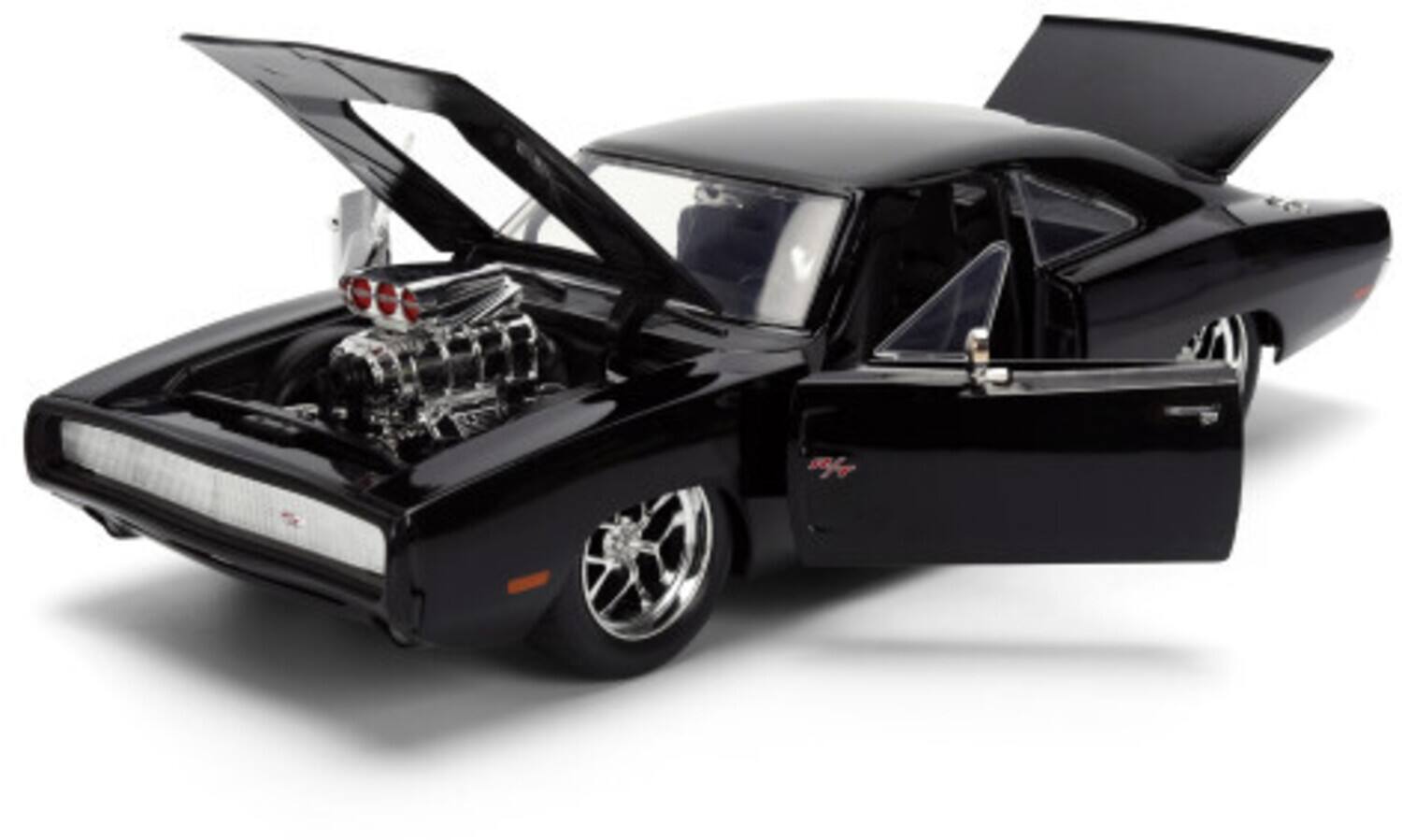 Alt View 2. Jada Toys - Fast & Furious 7 - 1:24 Dom's Dodge Charger Die-Cast Car   - COLLECTIBLES - Multicolor.
