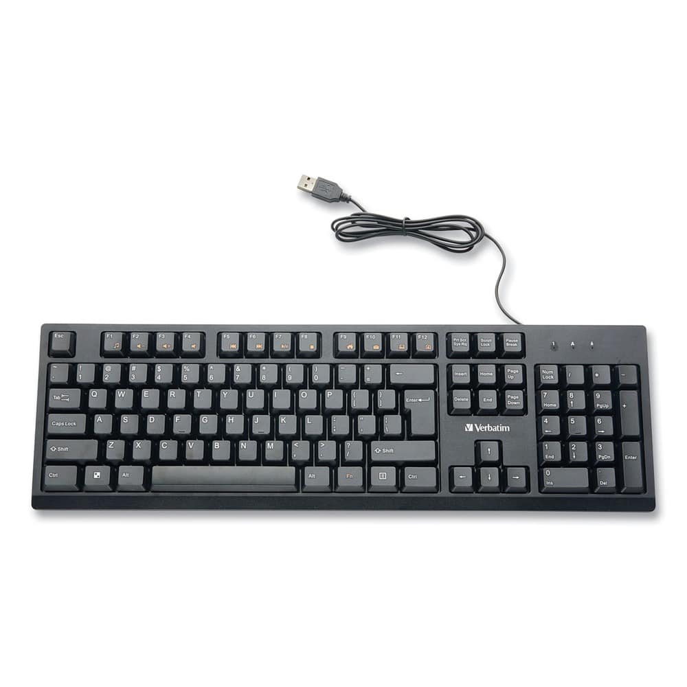 Verbatim - 70735 Wired Keyboard - Black
