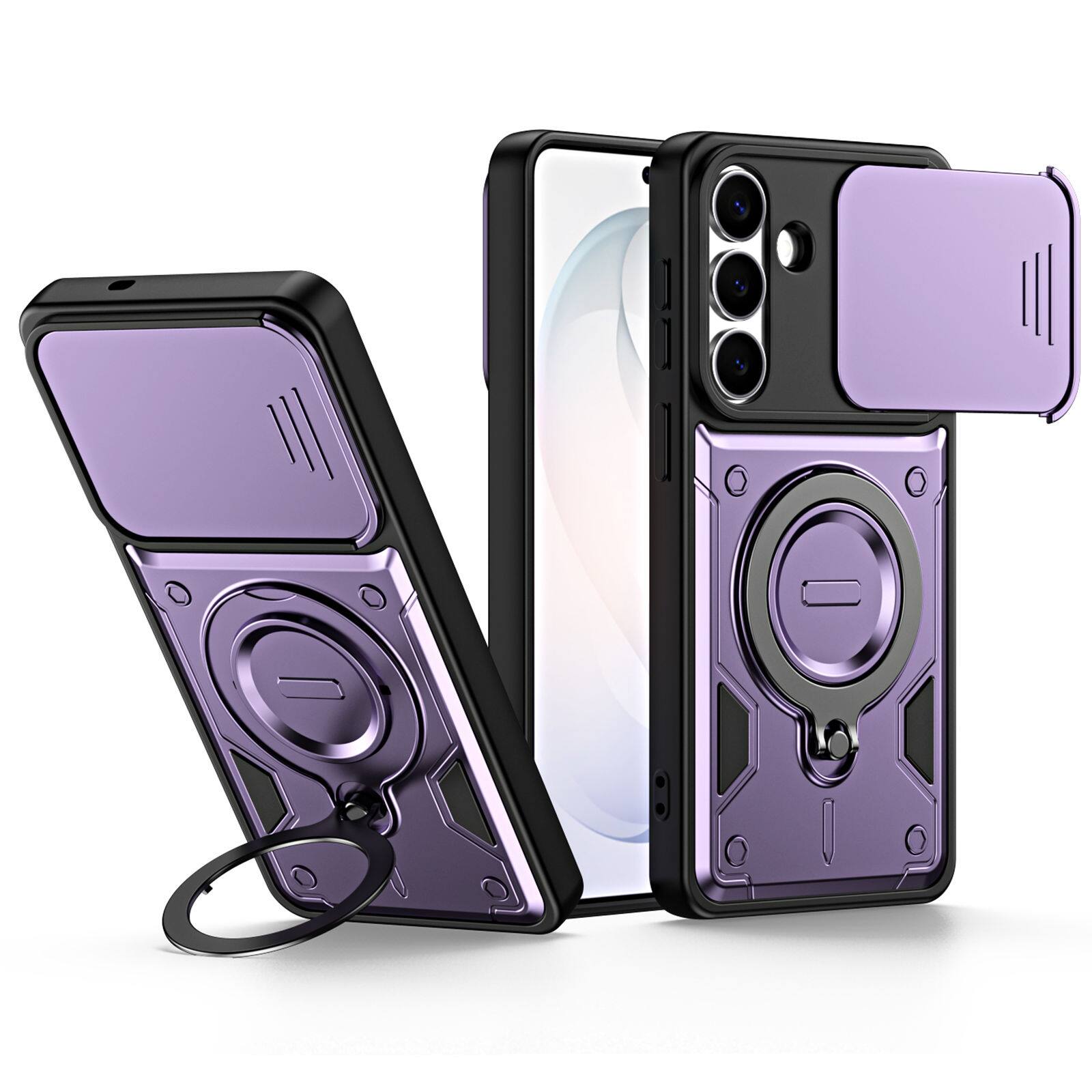 Dteck For Samsung Galaxy A17 5G Shockproof Ring Kickstand Drop ...