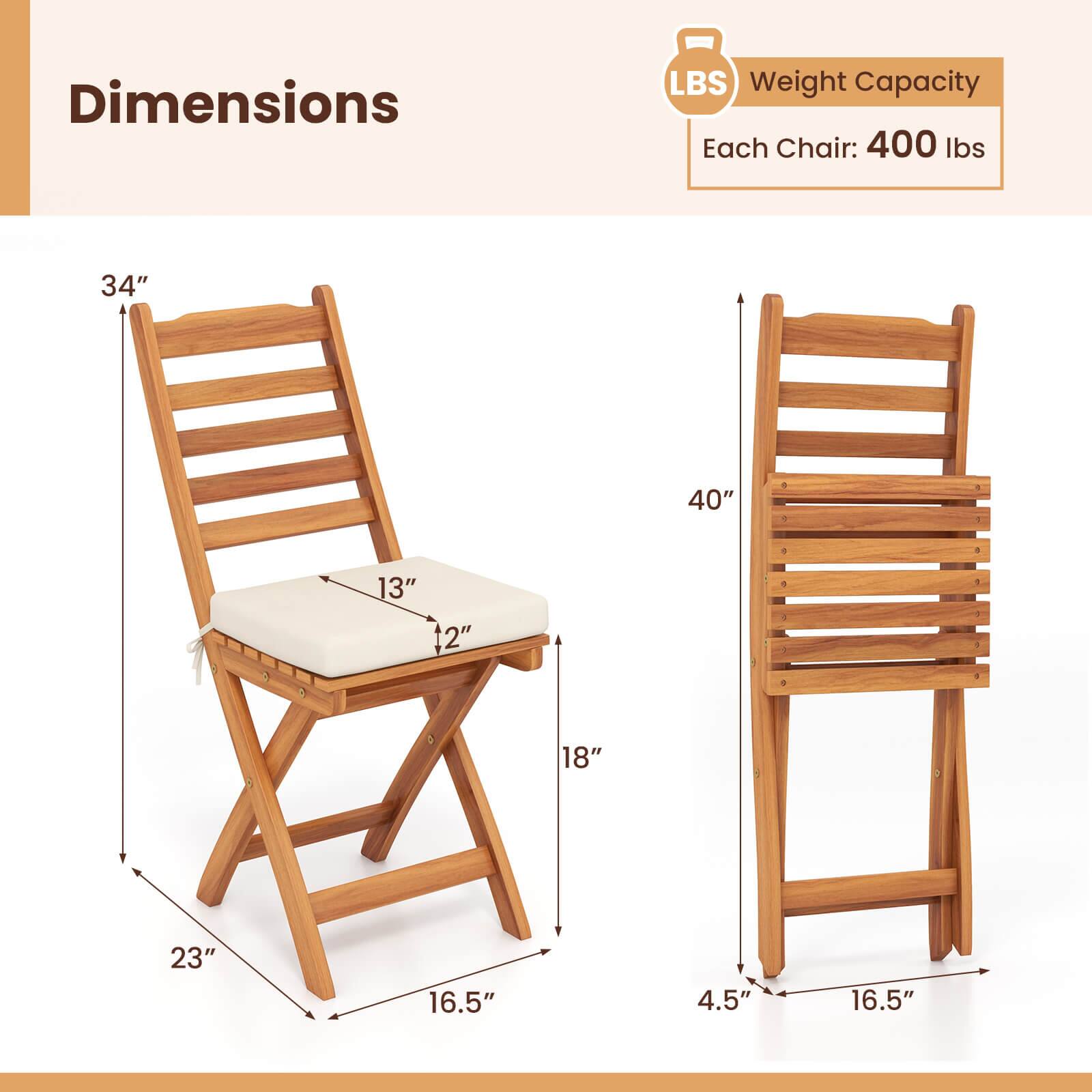 Dimensions

LBS Weight Capacity
Each Chair: 400 lbs

34"
40"
13"
2"
18"
23"
16.5"
4.5"
16.5"