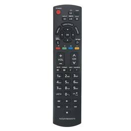 VINABTY - New N2QAYB000570 Replaced Remote Fits for Panasonic TV TC-32LX34 TC-32LX44S TC-42PX34 TC-50PX34 TC-60PS34 TC-60PS34UA - Black