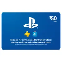 Sony - $50 PlayStation Store Gift Card [Digital] - Front_Zoom