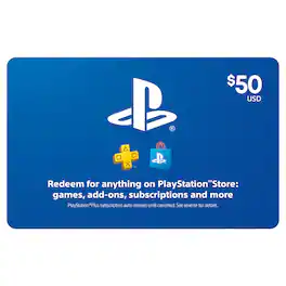 Sony 50 PlayStation Store Gift Card Sony PS Store 50 2025Reg IAB sony-50-playstation-store-gift-card-sony-ps-store-50-2025reg-iab