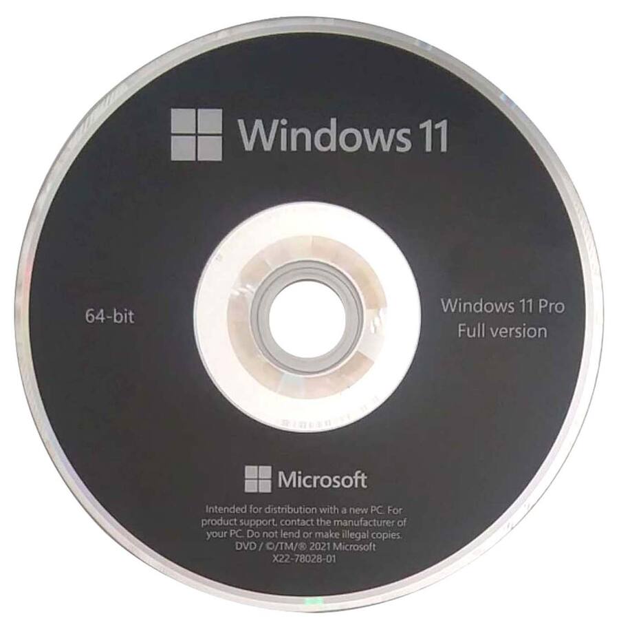Microsoft Windows 11 Professional 64 bit OEM DVD & Office