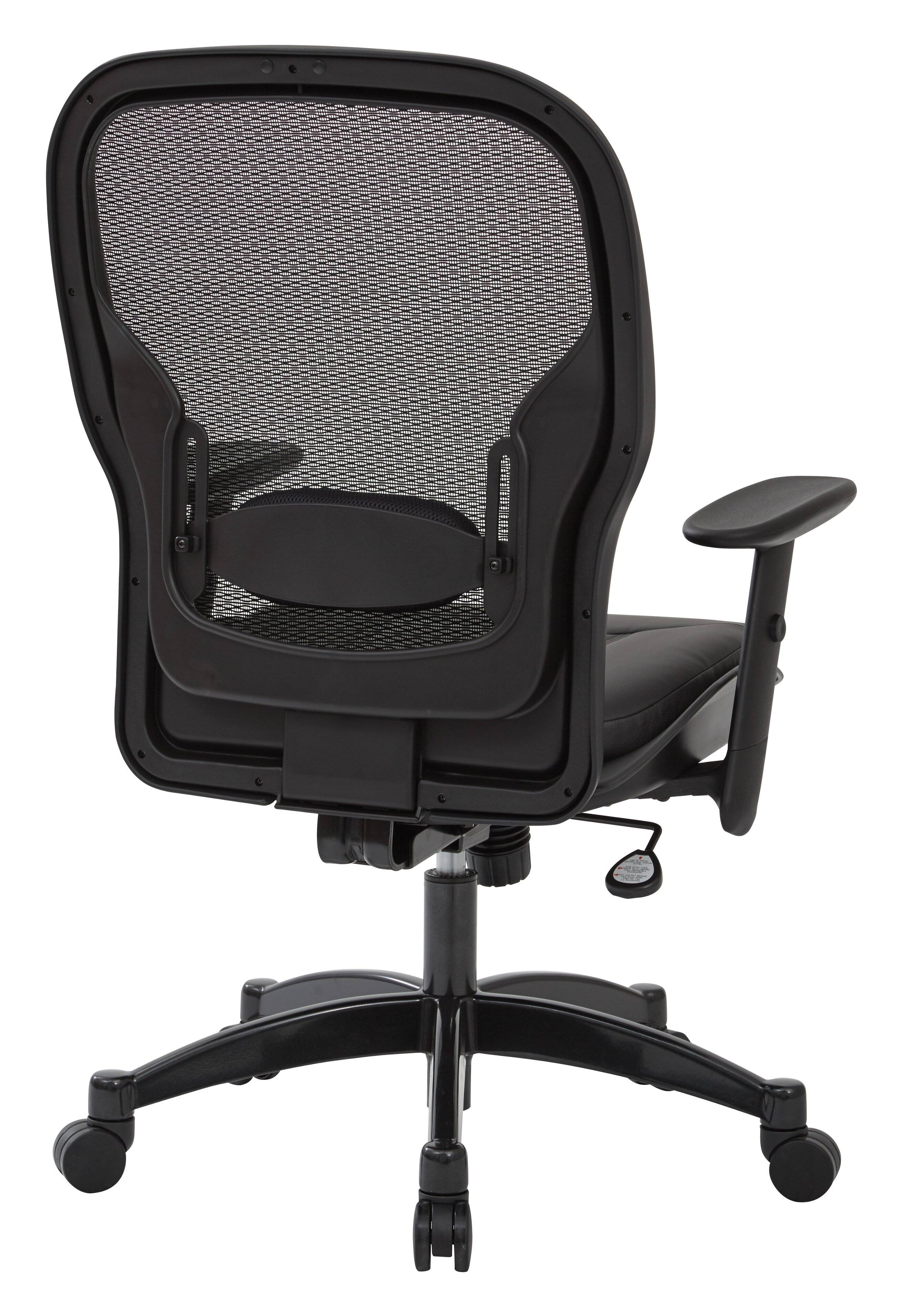 Back. Office Star Products - Breathable Mesh Back Chair - Black.
