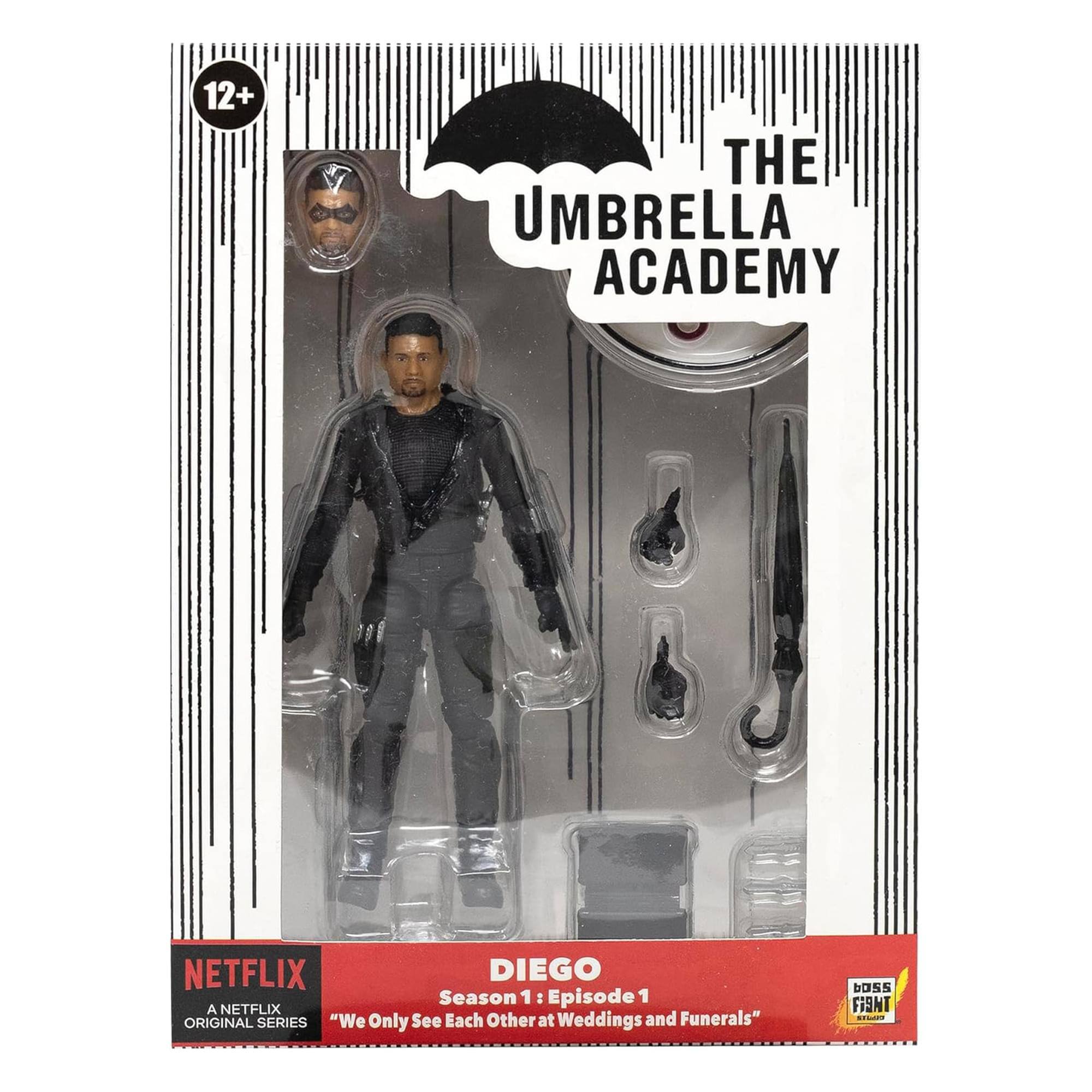 12+ THE UMBRELLA ACADEMY NETFLIX DIEGO Season 1 : Episode 1 A NETFLIX ORIGINAL SERIES "We Only See Each Other at Weddings and Funerals"