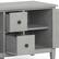 Alt View 2. Simpli Home - Connaught SOLID WOOD 72 inch Wide TV Stand in Fog Grey For TVs up to 80 inches - Fog Grey.