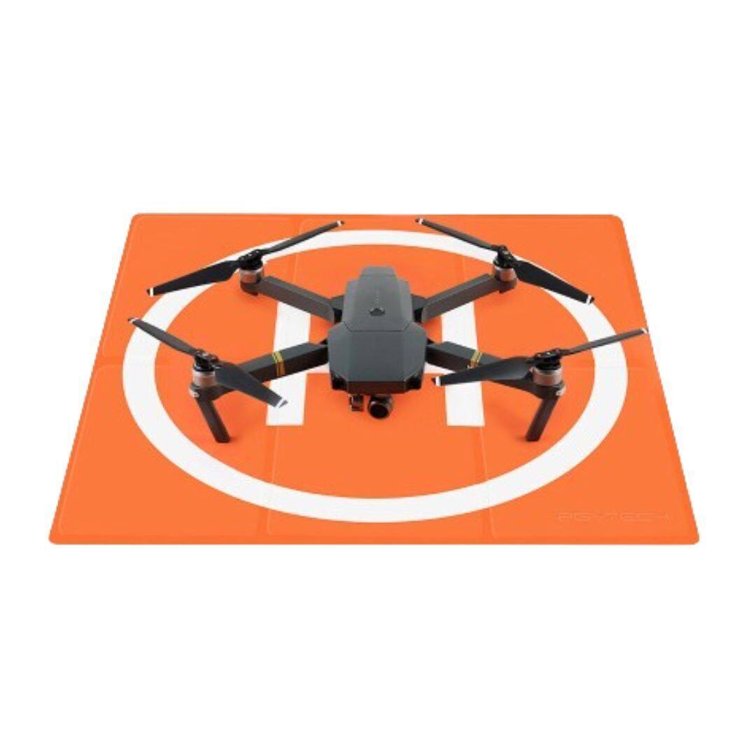 Angle. PGYTECH - PGYTECH Waterproof Double-Sided PU Landing Pad Pro for Drones, Easy to Fold, UV-Resistant, Mold, and Mildew Resistant.