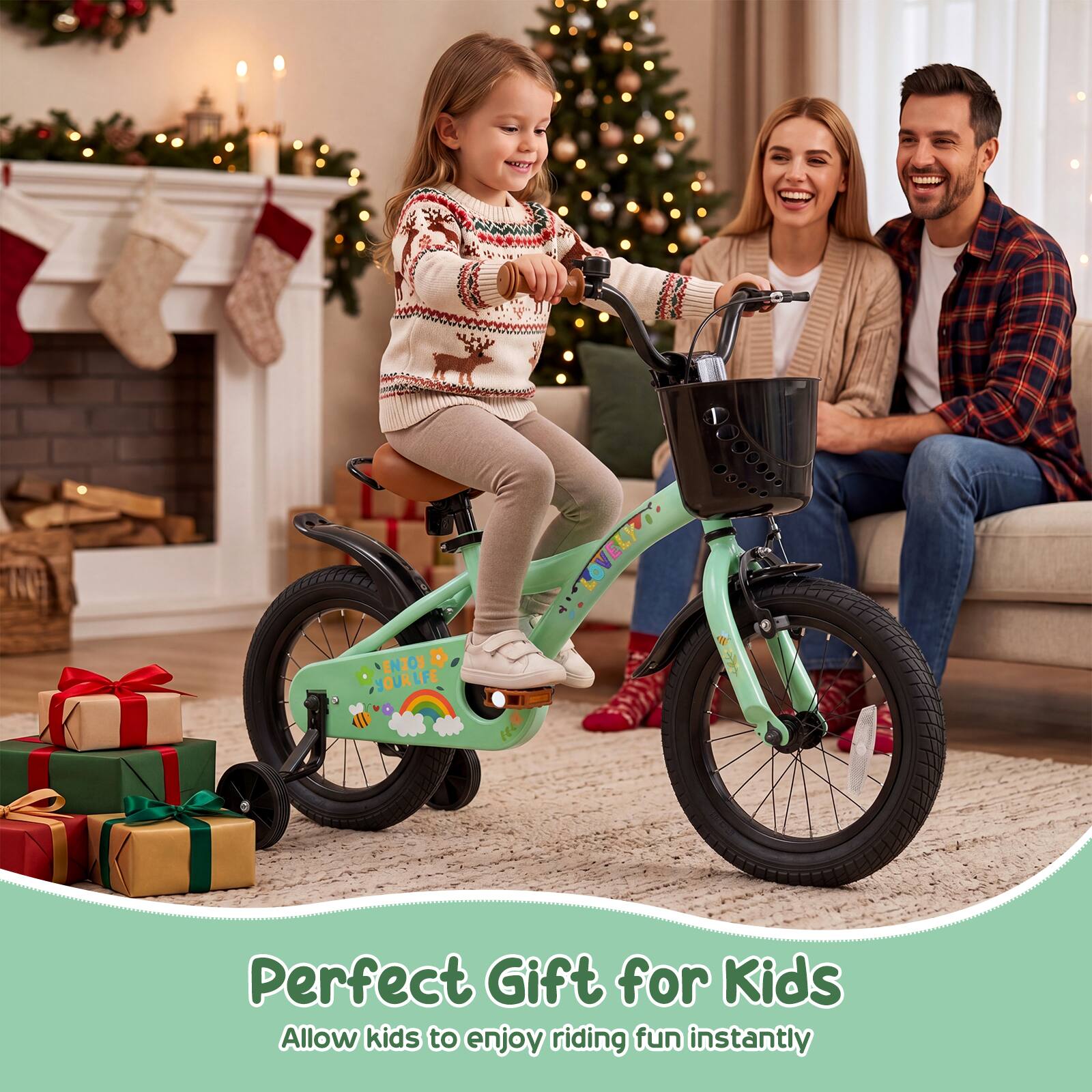 Perfect Gift for Kids  
Allow kids to enjoy riding fun instantly