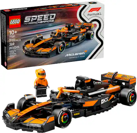G 1: LEGO Speed Champions Formula 1. LEGO SPEED CHAMPIONS DN DTL 10+ 77251 McLaren FT Team MCL3B RR 269 E pcs/pzs Bullaling Toy Joven de P construction McLaren Juguete para Consinur 1 TEAM FORMULA 1.