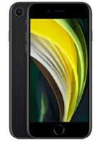 Apple - Pre-Owned Good iPhone SE (2020) 128GB (Unlocked) - Black - Front_Zoom
