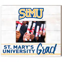 Jardine - St. Mary's University Rattlers 13.5" x 11.5" Grad Frame - White
