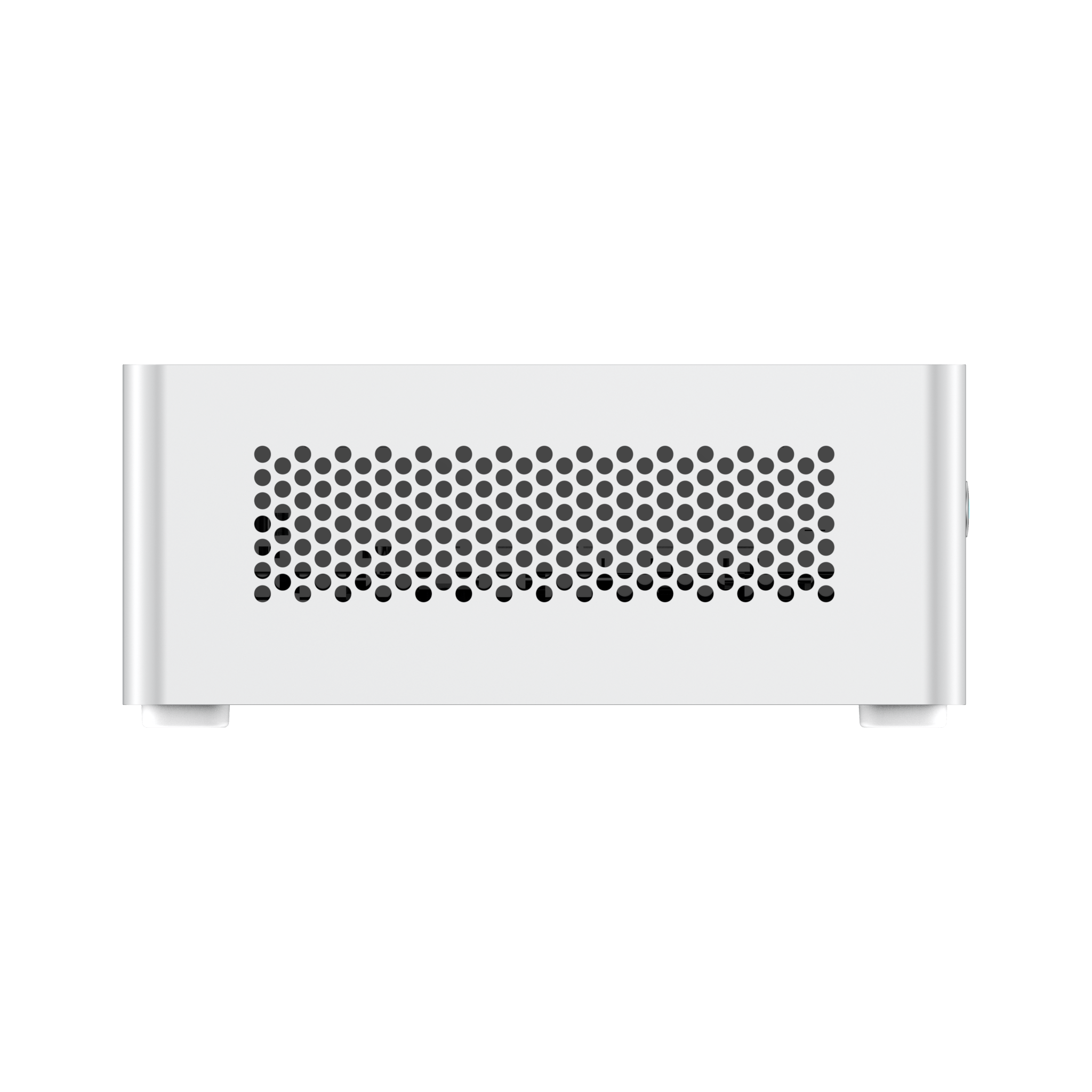 Alt View 3. Minisforum - NAB6 Lite Mini PC, 16GB DDR4 & 500GB SSD, Intel Core i5-12600H (12C/16T), Intel Iris Xe Graphics, Dual 2.5GbE LAN - silver.