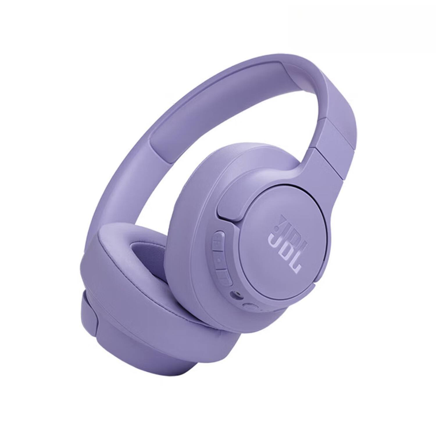 Alt View 3. JBL - JBL - Tune 770NC Adaptive Noise Cancelling Wireless Over-Ear Headphone - 2024 - Purple - Purple.