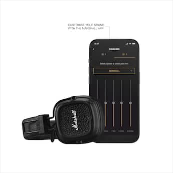 Marshall Major V Wireless On Ear Bluetooth Headphones with Marshall Major V Wireless On Ear Bluetooth Headphones with