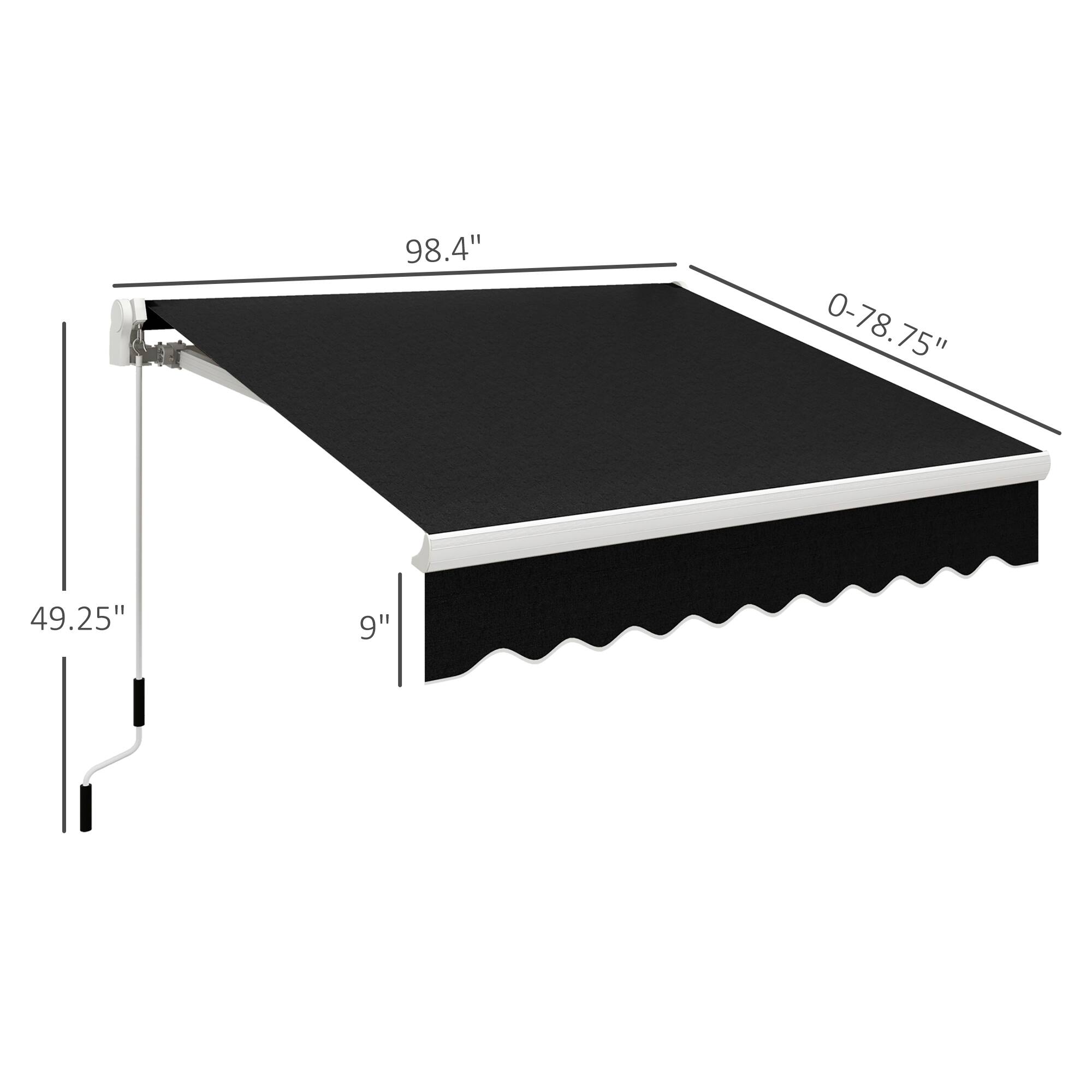 98.4", 0-78.75", 49.25", 9"