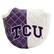 Front. Team Golf - TCU Horned Frogs Quilted Mallet Putter Cover - Multicolor.