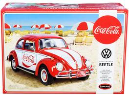 Skill 3 Snap Model Kit Volkswagen Beetle "Coca-Cola" 1/25 Scale Model by Polar Lights - Multicolor