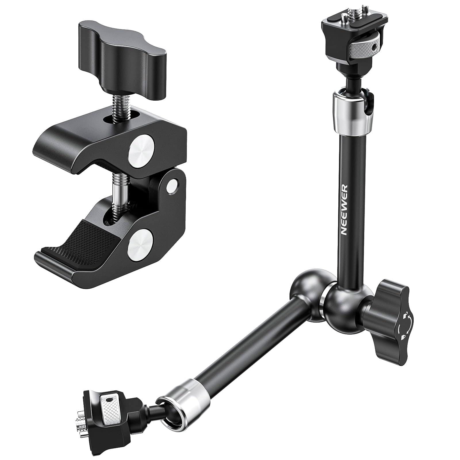 Neewer - 11" Magic Arm with Super Clamp - Camera Monitor Mount for DSLR, Action Cam & Video Light