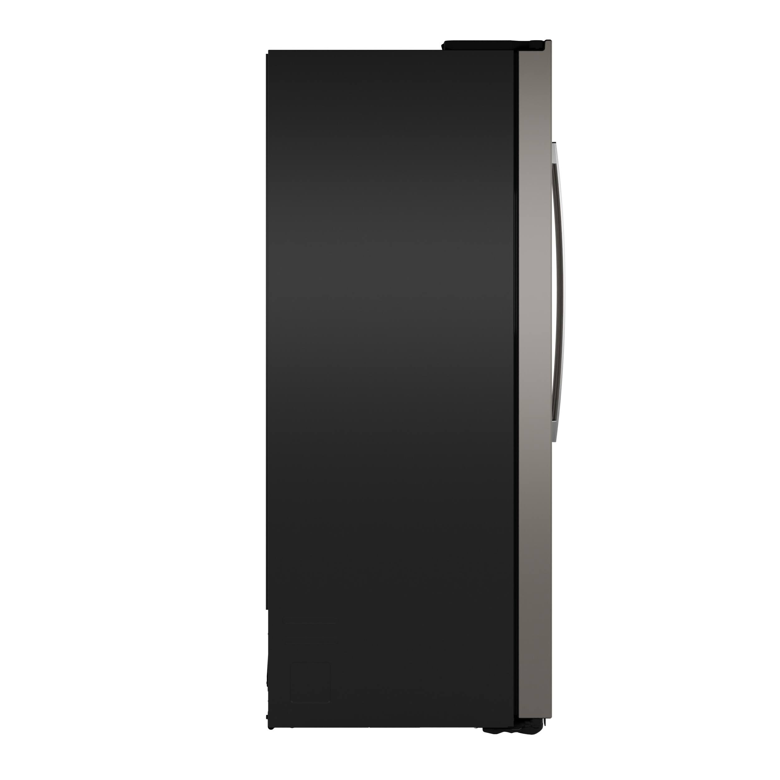 Alt View 35. GE - 36 in. Wide 23.6 Cu. Ft. Counter-Depth Side-By-Side Refrigerator with Extra Tall Dispenser and In-Door Icemaker - Slate.