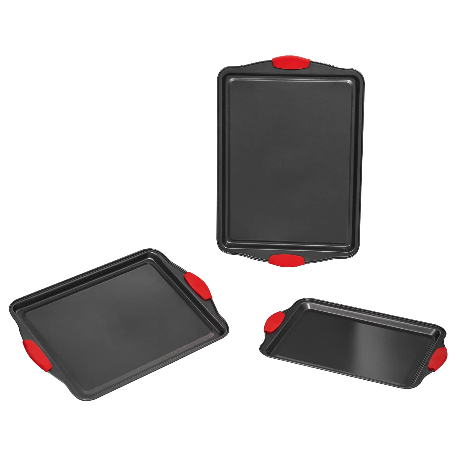 VEVOR Baking Pans Set 3-Piece Nonstick Carbon Steel Cookware