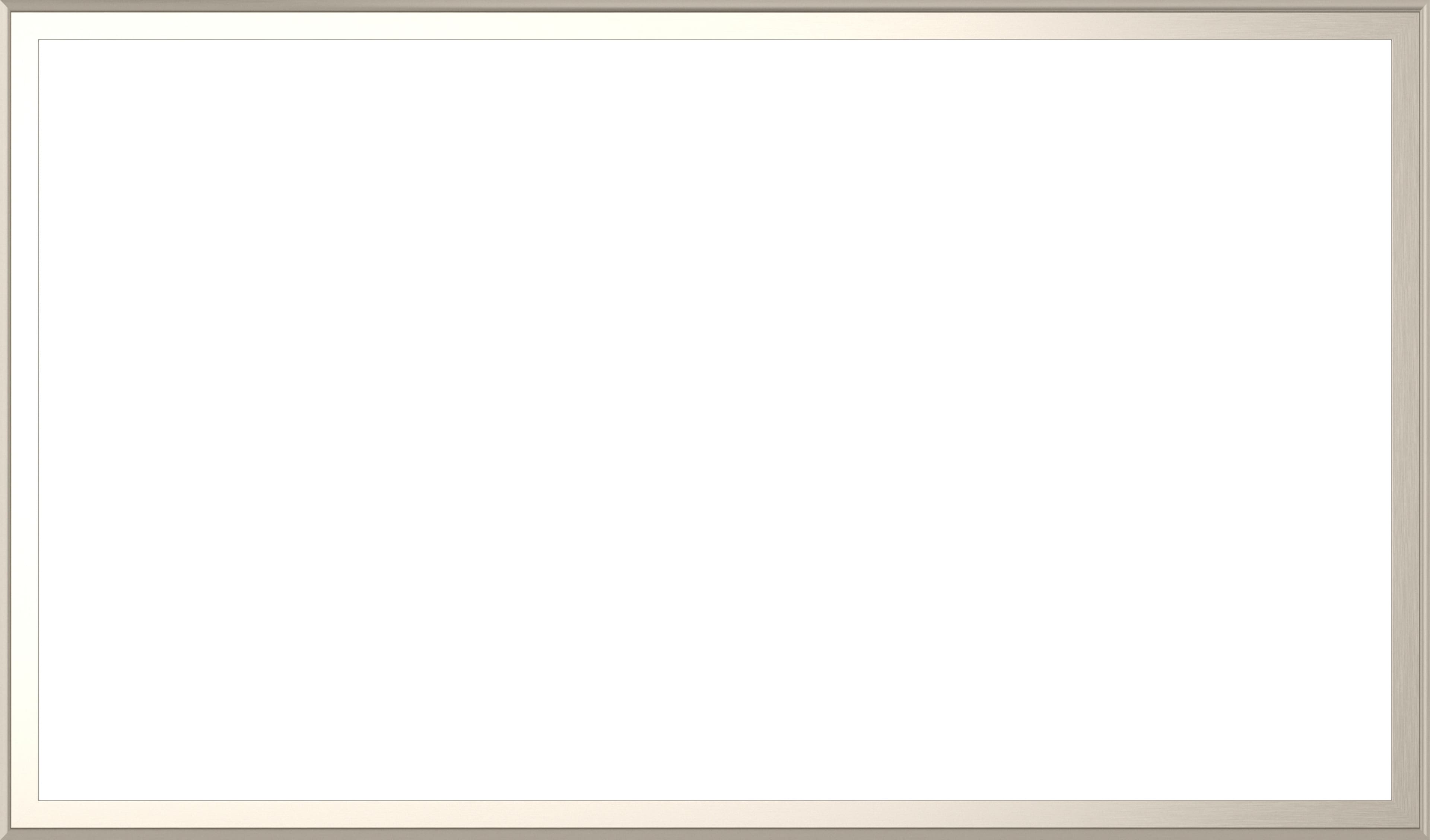 Alt View 17. Deco TV Frames - Alloy Prismatic Bezel for Samsung The Frame TV - 55" - German Silver.