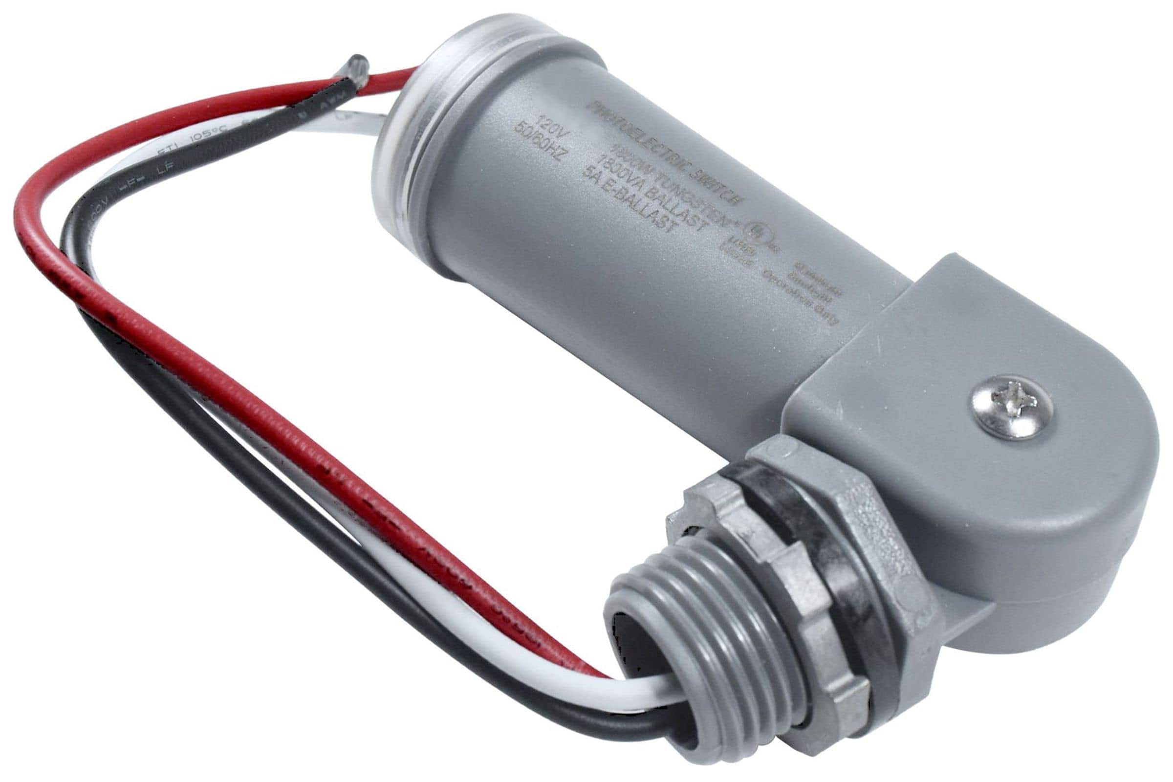 HQRP - Swivel Mount Photocell Sensor 120V Dusk to Dawn Hardwired Outdoor Light Switch UL Listed