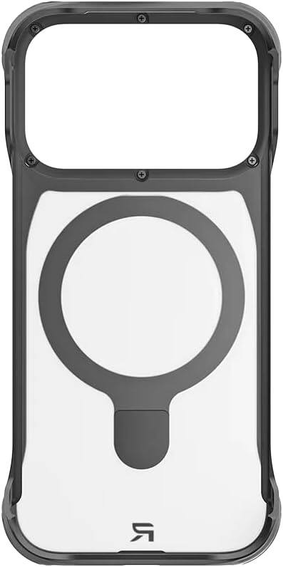 Alt View 2. Rebel - Rebel - Frosted FLEX Series Case For Apple iPhone 17 Pro - Black/Matte Clear - Black.