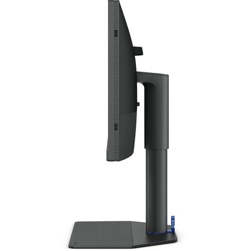 Alt View 5. BenQ - PhotoVue 27" QHD 1440p HDR Monitor 5 ms 16:9 1000:1 99% Adobe RGB, USB-C, USB Hub HDMI & DisplayPort - Black.