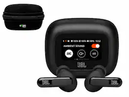 JBL - Live Buds 3 Noise Cancelling Earbuds with Case - Black