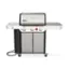 Angle. Weber - Genesis S-335 Natural Gas Grill - Stainless Steel.