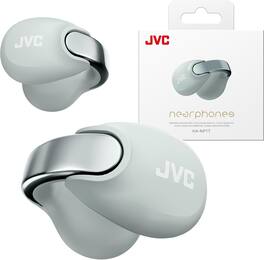 JVC - Nearphones Open-Ear Headphones HANP1TH - Gray
