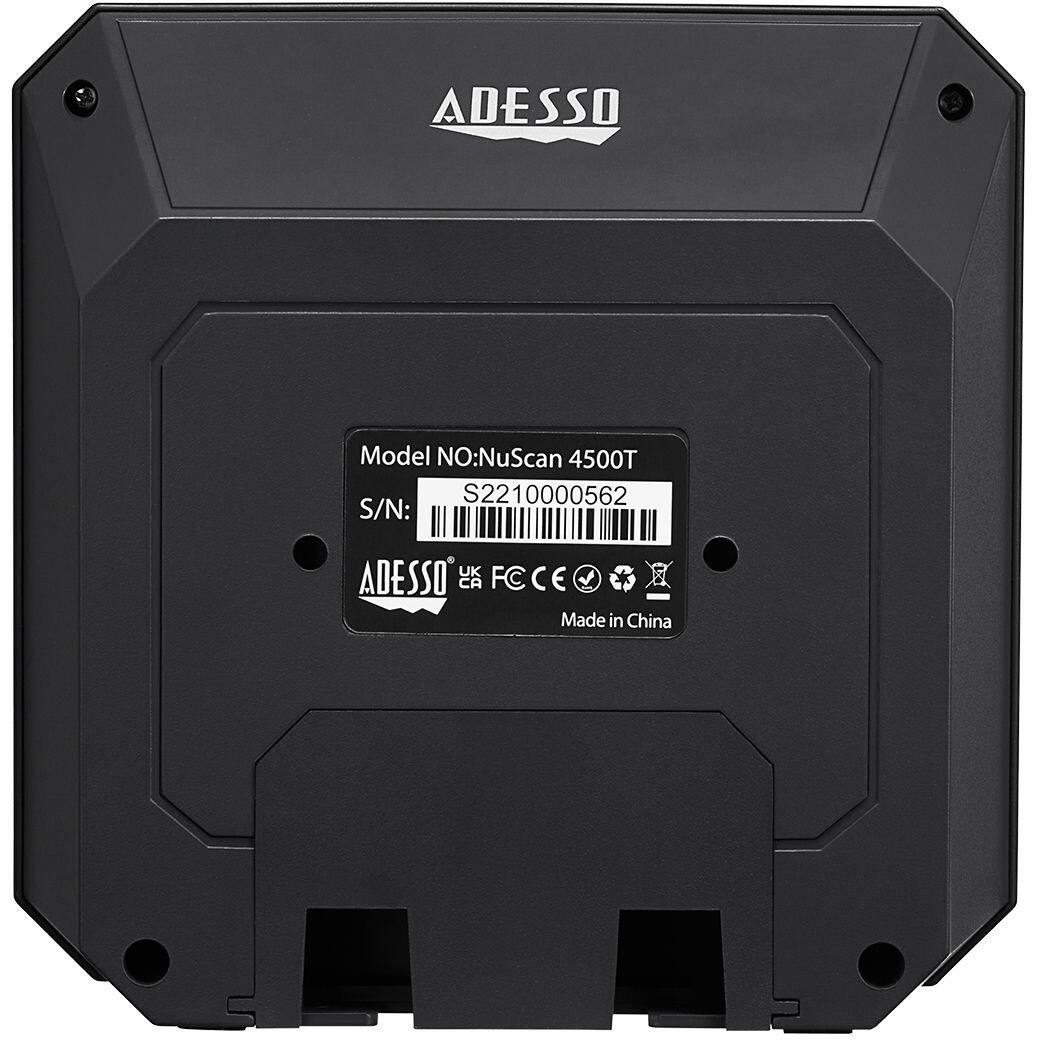 ADESSO  
Model No: NuScan 4500T  
S/N: S2210000562  
Made in China