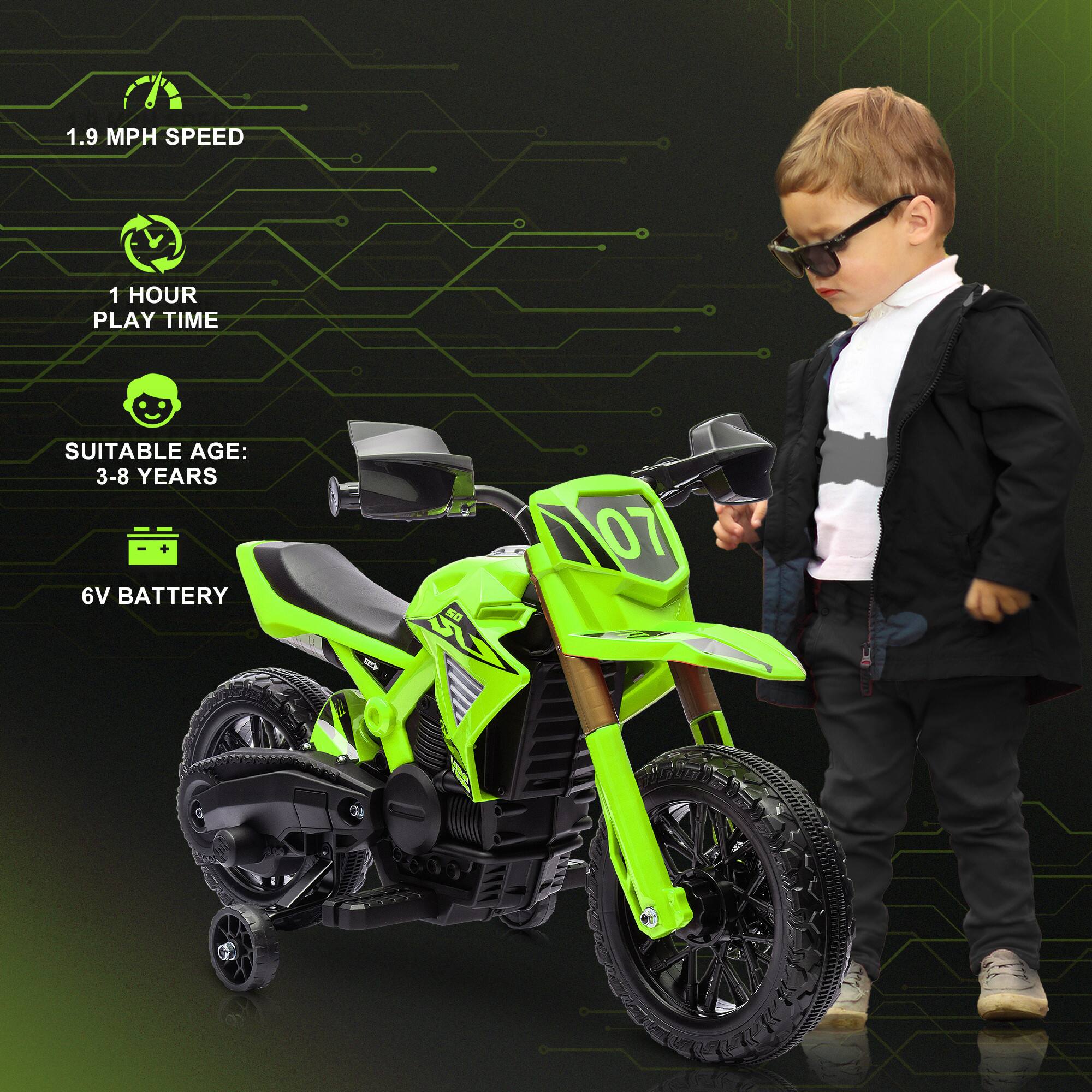 1.9 MPH SPEED  
1 HOUR PLAY TIME  
SUITABLE AGE: 3-8 YEARS  
6V BATTERY