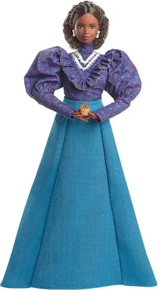 Barbie - Inspiring Women Doll, Madam C.J. Walker Wearing Puff Sleeve Blouse