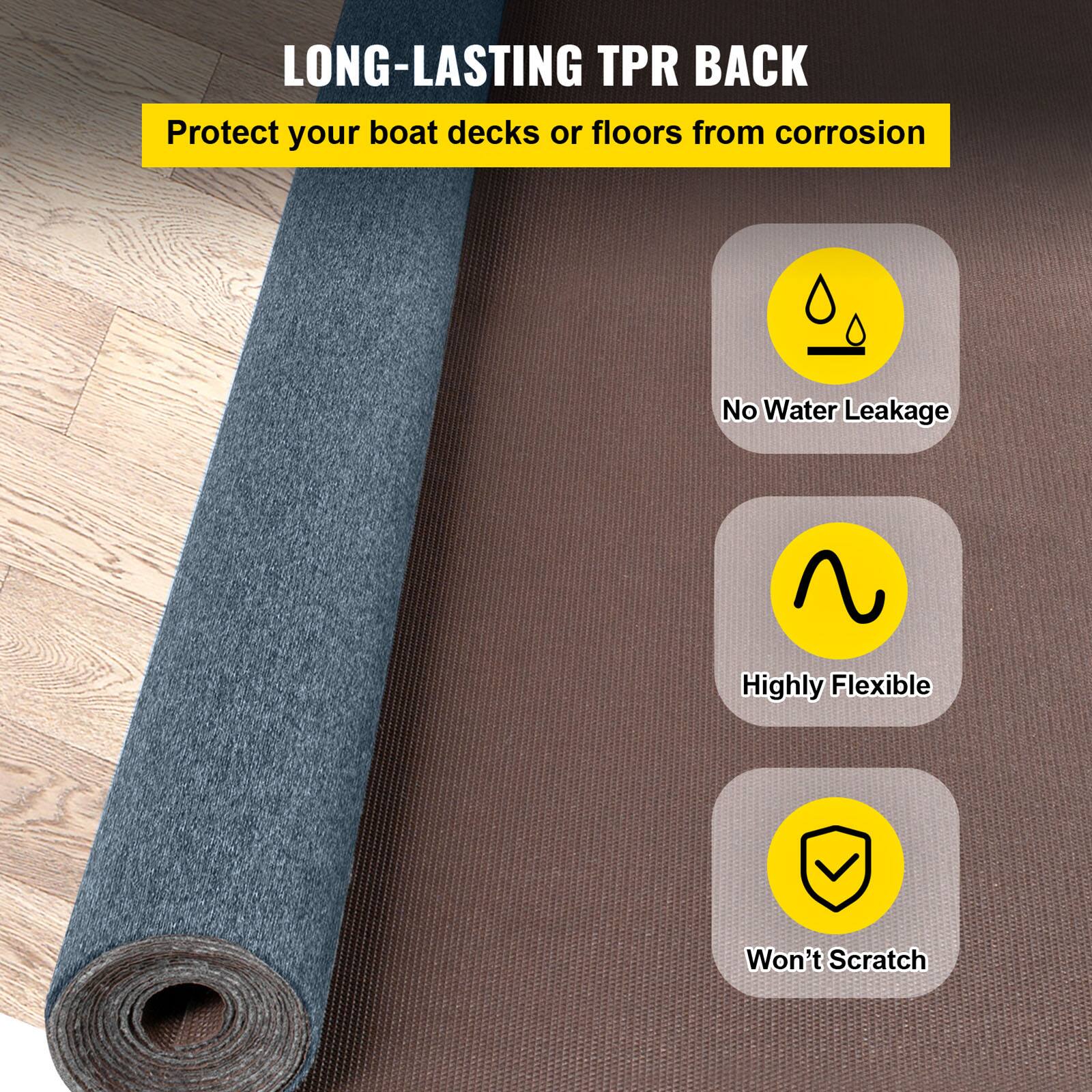 LONG-LASTING TPR BACK
Protect your boat decks or floors from corrosion
No Water Leakage
Highly Flexible
Won't Scratch