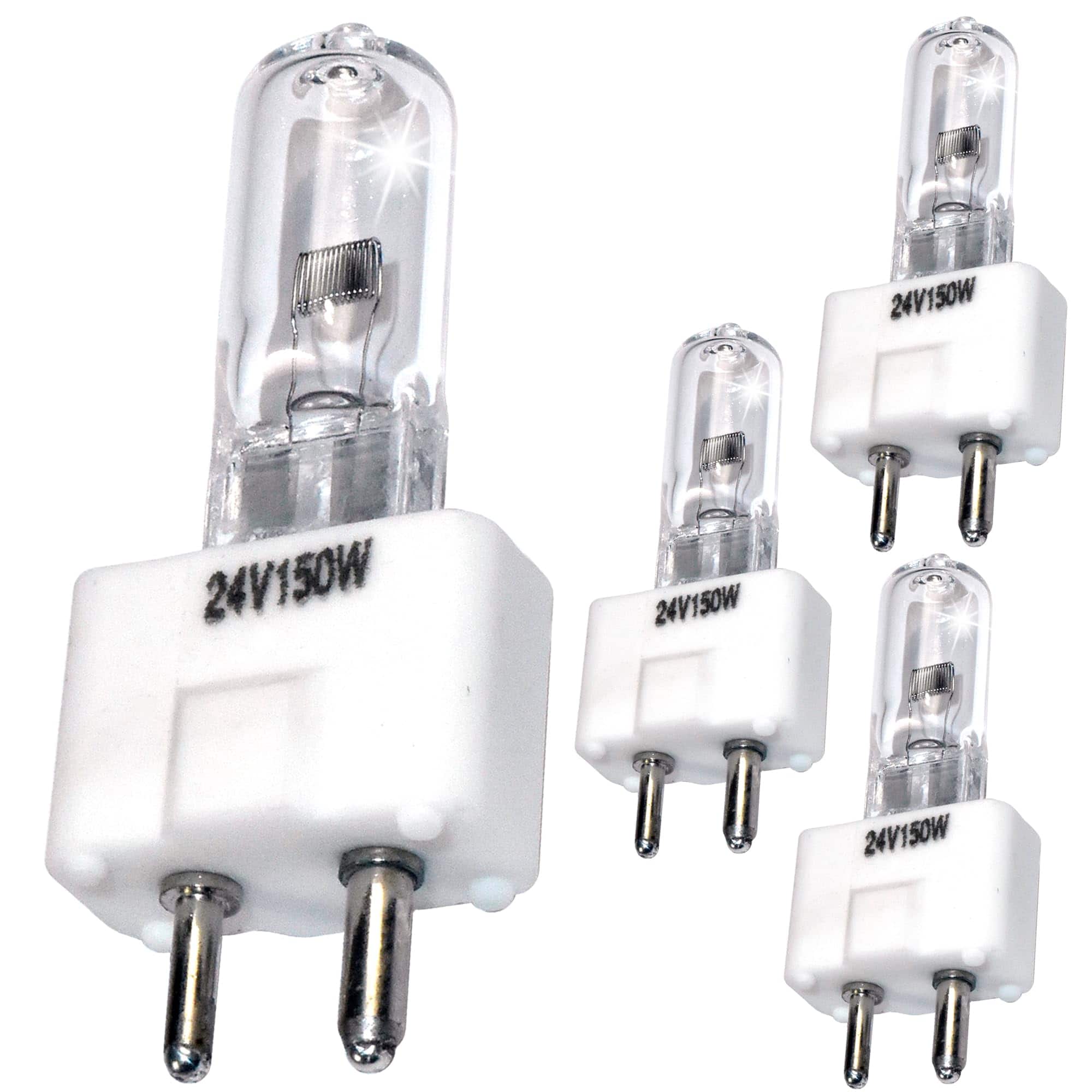 HQRP - 4-Pack 24 V 150 W GY9.5 Halogen Bulb T4 2-Pin Prefocus Replacement for Ushio BC2424 price history on PriceWatchPro