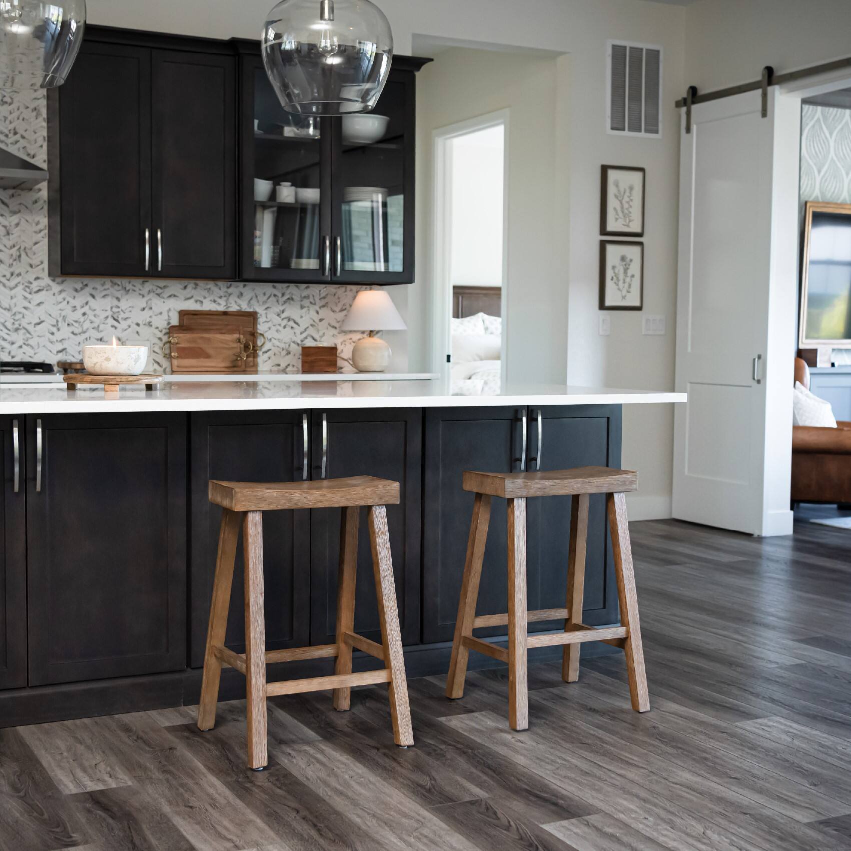 Alt View 6. Maven Lane - 27" Vincent Counter Stool in Antiqued Natural Finish - Antiqued Natural.