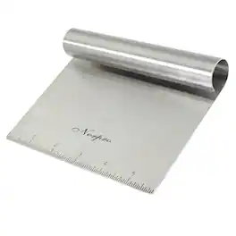 Norpro - Heavy Duty Stainless Steel Bench Scraper and Chopper - Silver