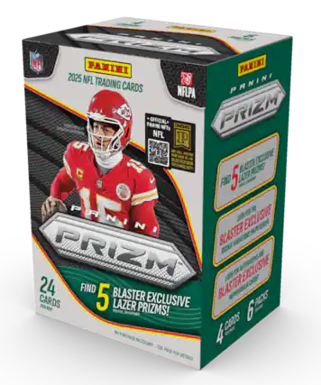 AC g NFL PANINI PANINI 2025 NFL TRADING CARDS NFLPA PANINI KS PANINI OFFICIAL* NFTs C00 PRIZM NFL P 5 BUT SLL 1 CARS AT EXCLUSVE ALL OE 1 BLOCKCHAIN BLASTER TECHNOLOGY! PRIZMS! C 5 LAZER FIND eAE NAX FOR THE PANINI LOOK EXCLUSIVE PRIN SUIER BLASTER VARAATOAS PRIZM ROUKE 4ND LO0K FOR EXCLUSIVE CURS 24 FIND 5 BLASTER BLASTER CARDS PER LAZER EXCLUSIVE PACK'S BOX PER BON, ON PRIZMS! 6 R AVERAGE CARDS PERNCY NO 4 PURCHASE NECESSARY SEE PACK FOR DETAILS