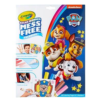 Crayola Color Wonder Mess Free Coloring  
Nickelodeon Paw Patrol  
18 Coloring Pages & 5 Markers
