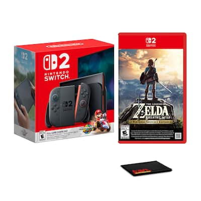 Switch 2 Console with Mario Kart World and The Legend of Zelda Switch 2 Console with Mario Kart World and The Legend of Zelda