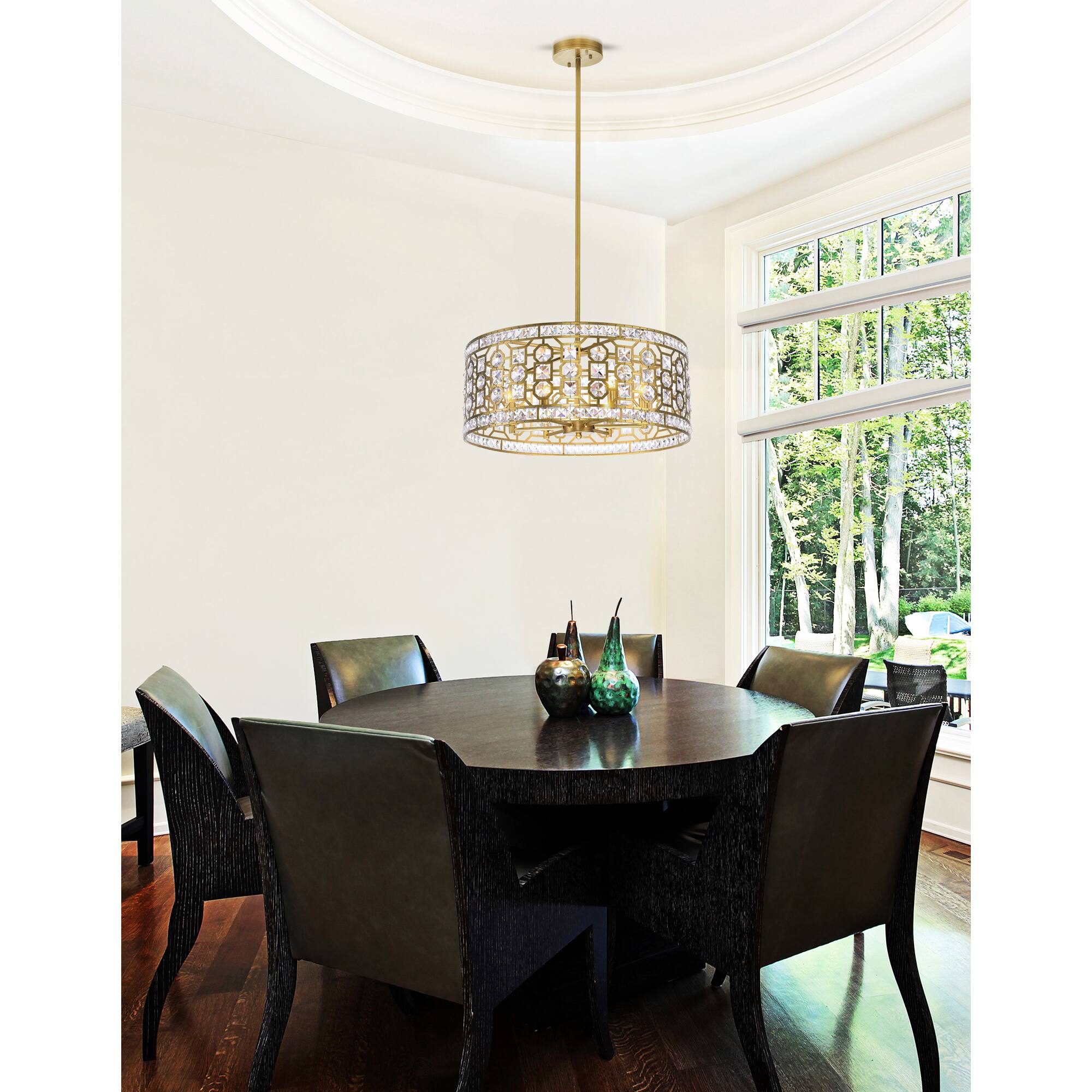 Alt View 2. CWI Lighting - Belinda 6 Light Chandelier With Champagne Finish - Champagne.