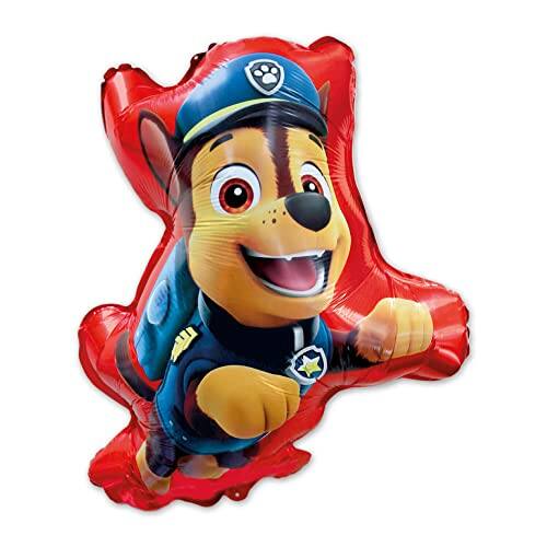 Front. DORLUKFU - Procos 94829 - Supersized Chase Plastic Balloon, Helium Balloon Gift, Decoration - Multi-coloured.